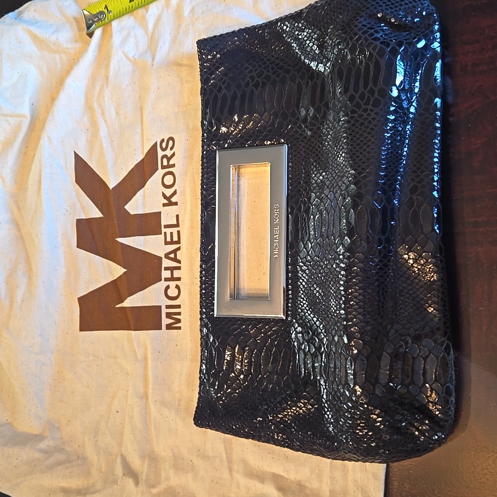 Michael Kors black clutch